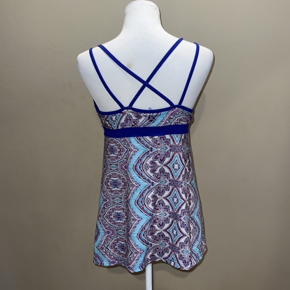 Prana Tank with Built in Bra Empire Top - Picture 2 of 4